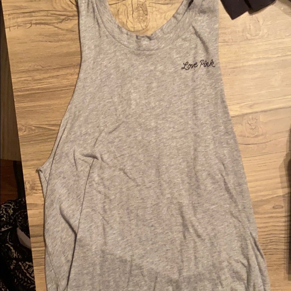 Pink workout tank top